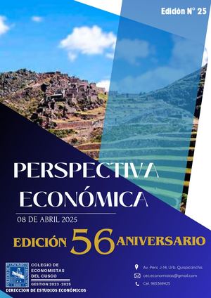 Perspectiva Económica N°025