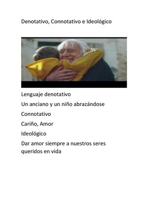 Denotativo, Connotativo E Ideologico