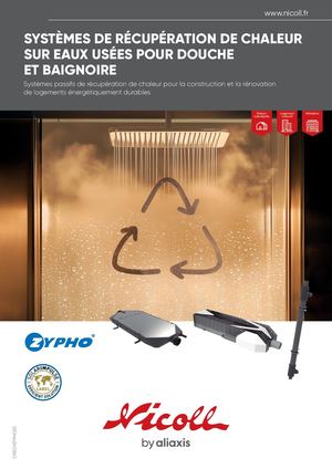 SYSTÈMES DE RÉCUPÉRATION DE CHALEUR SUR EAUX USÉES POUR DOUCHE ET BAIGNOIRE