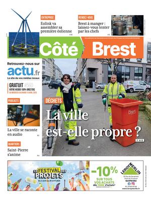 Côté Brest, n° 560, du mercredi 9 au mardi 15 avril 2025