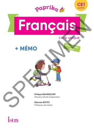 Paprika Français Ce1 Edition France Livre éLève Ed 2019
