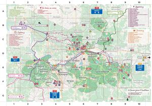 Castillon Pujols - Carte Touristique