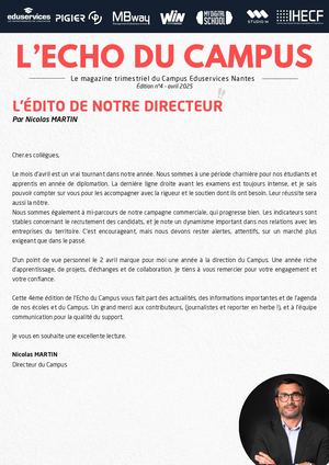 L'Écho du Campus Eduservices de Nantes - Édition n°4 avril 2025