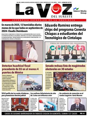 La voz del Sureste 09 04 2025
