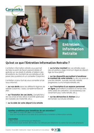 Entretien Information Retraite