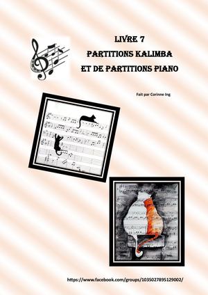 Livre 7 Partions Kalimba Et Piano Chat Alors !