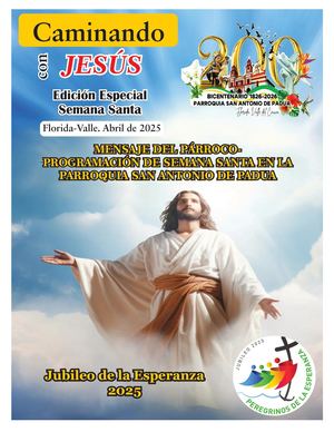 CAMINANDO CON JESUS ESPECIAL ABRIL 2025