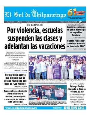 El Sol De Chilpancingo 9 Abril 2025 Compressed