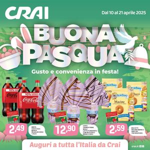 Volantino Crai Regina dal 10 al 21 aprile