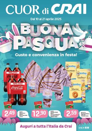 Volantino Cuor di  Crai Regina dal 10 al 21 aprile