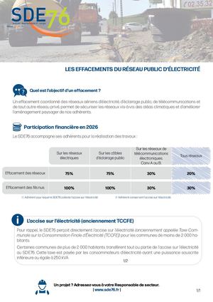 Aides 2026 - Effacements