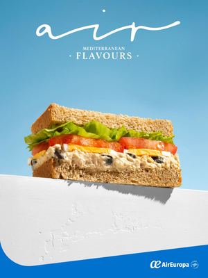 AIR EUROPA BISTRO MENU APRIL 2025