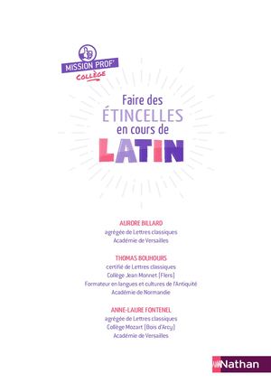 Faire Des éTincelles En Cours De Latin Extrait2