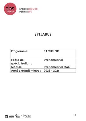 FEVE 4 - L'évenementiel Bto B 2023 2024