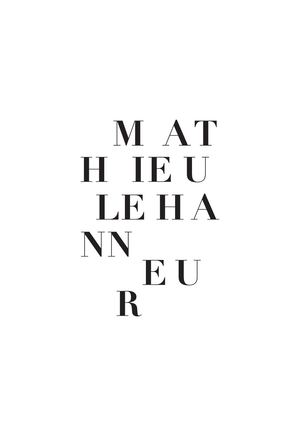 MATHIEU LEHANNEUR - CATALOGUE