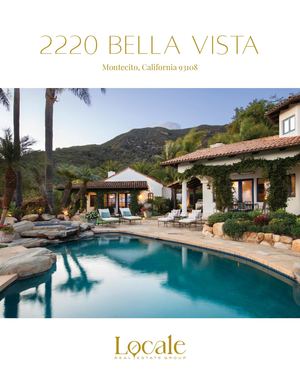2220 Bella Vista Drive . Montecito