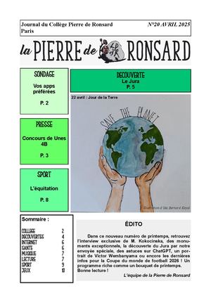 La Pierre de Ronsard n°20 - avril 2025