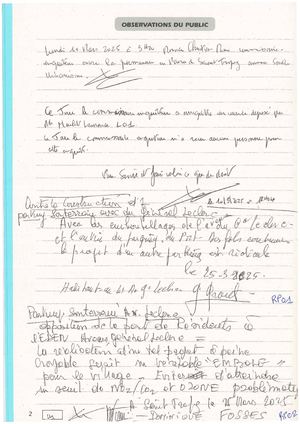 Registre d’enquête publique