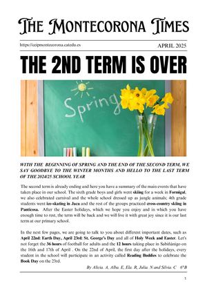 The Montecorona Times April 25