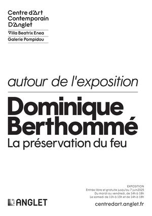 Autour De L'expo - Dominique Berthommé - La préservation du feu