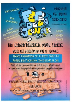 Affiche Fête De La Jeunesse 2025