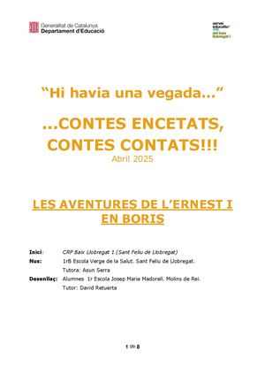 LES AVENTURES DE L’ERNEST I EN BORIS
