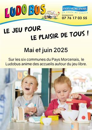 Programme Ludobus Mai et juin 2025