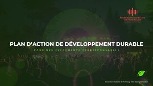 Plan d'action développement durable _ Événements Pont-Rouge