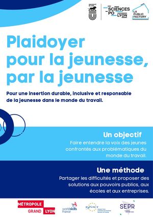 Plaidoyer pour la jeunesse par la jeunesse