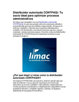 Distribuidor Autorizado Contpaqi Tu Socio Ideal Para Optimizar Procesos Administrativos