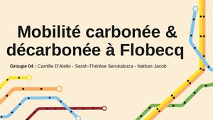Mobilité Carbonée & Décarbonée Groupe 04