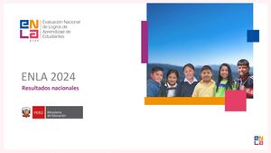 Presentación de Logros De Aprendizaje ENLA 2024
