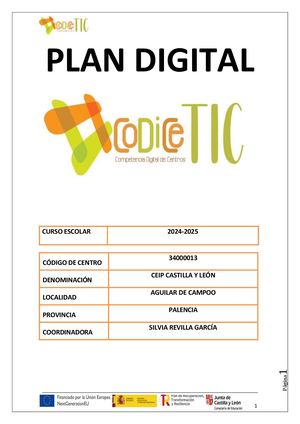 Plan Digital Co Di Ce Tic 24 25