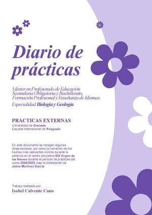 Diario De Prácticas - MAES UGR 24/25