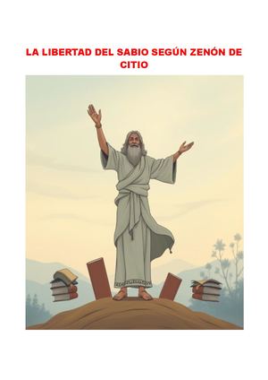 La Libertad Del Sabio En Zenón De Citio