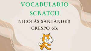 Vocabulario Scratch