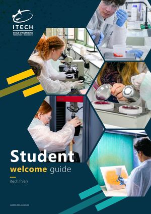 Student welcome guide - ITECH Lyon