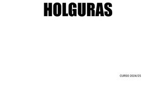 Holguras