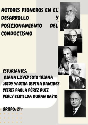 Explicación De Las Principales Teorías Del Conductismo
