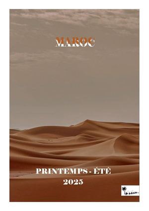 Brochure touristique Maroc