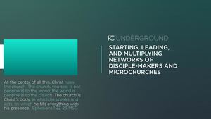 Starting, Leading, And Accelerating Decentralized Networks Of Disciple Makers And Microchurches Pre Conference Eco 2025