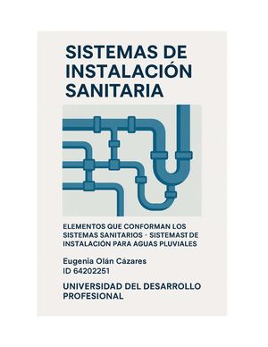 Los sistemas de instalación sanitaria