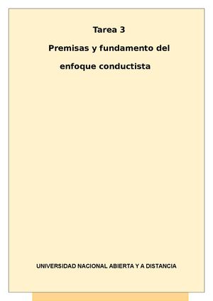 Enfoques Clásicos De La Psicología Colaborativo Tarea 3