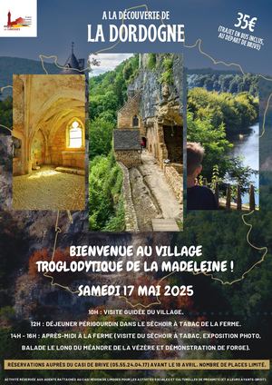 Sortie Village De La Madeleine Dordogne (17 Mai 2025)