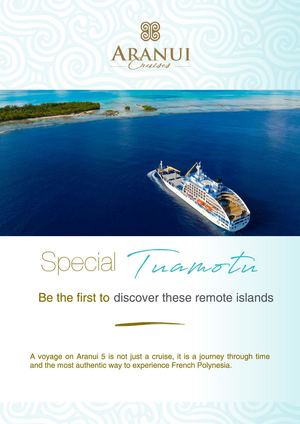 Flyer Tuamotu Islands 2026 - Aranui Cruises