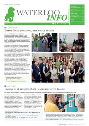 Waterloo Info des 16 et 17-04-25 (N°1753)