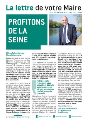 Lettre du Maire N°230 - Avril 2025