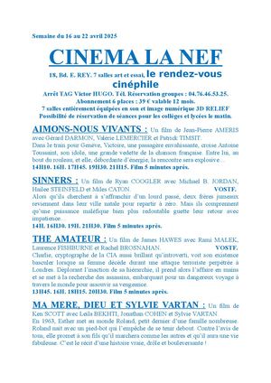 Programme La Nef Grenoble(1)