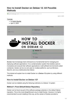 How To Install Docker On Debian 12 All Possible Methods