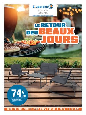 Le retour des beaux jours